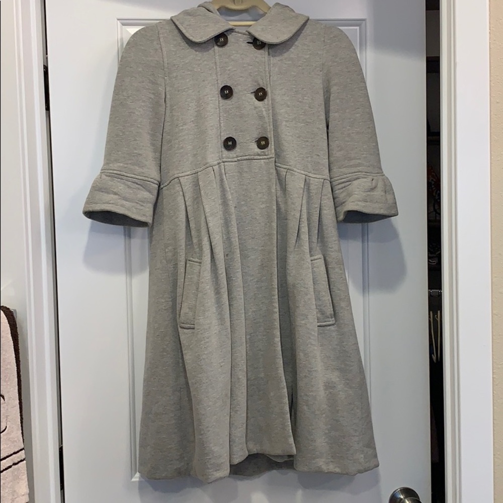 Grey Knit Jacket - image 1